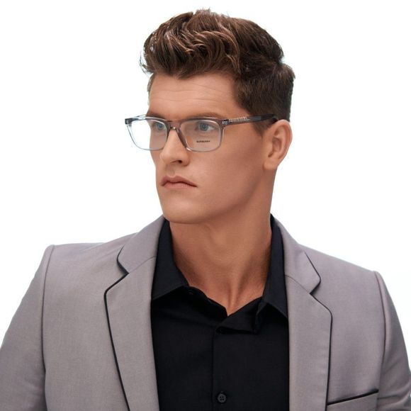 NEW Burberry BE2334 Elm 3024 Transparent Rectangle Unisex Eyeglasses - Picture 3 of 12